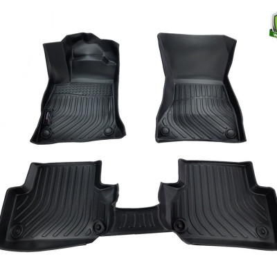 Thảm lót sàn xe ô tô BMW 4 series sd 2015 -2020 Nhãn hiệu Macsim chất liệu nhựa TPE cao cấp màu đen