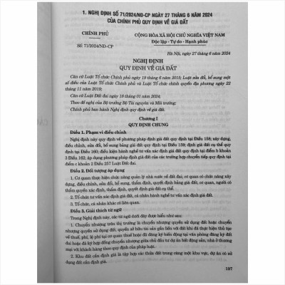Sách Luật Đất Đai sửa đổi, bổ sung năm 2024 và Các Văn Bản Hướng Dẫn Thi Hành - V2478TP