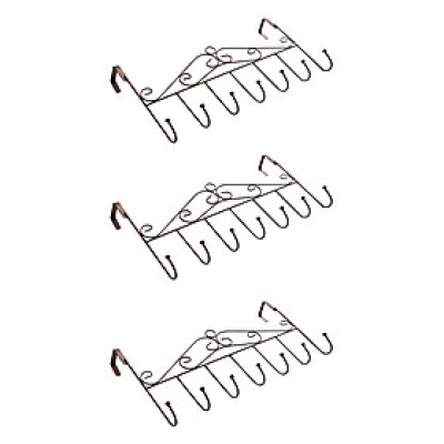 Combo 3 Móc Treo Quần Áo Sau Cửa - Mỗi Móc Gồm 7 Móc Con