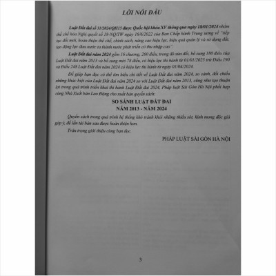 So Sánh Luật Đất Đai 2013 với Luật Đất Đai 2024 (V2409D)