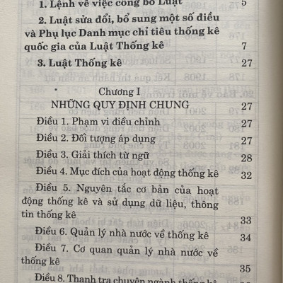 Luật Thống Kê  Năm 2015  ( Sửa đổi, bổ sung năm 2021  )