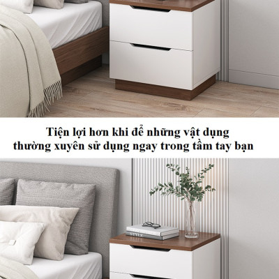 Tủ Đầu Giường Hiện Đại Lắp Ráp Mã NF18 - Nội Thất Thông Minh Đem đến Sự Sang Trọng Và Vẻ Đẹp Tinh Tế Cho Phòng Ngủ