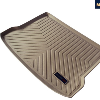 Thảm lót cốp xe ô tô Mercedes GLA 2015 - 2019 nhãn hiệu Macsim chất liệu TPV cao cấp màu be