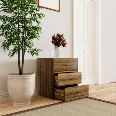 HAPPY FURNITURE , ZACY - Tủ lưu trữ 3 ngăn kéo , THK_214 , 55cm x 45cm x 63cm DxRxC, Sản phẩm phổ thông