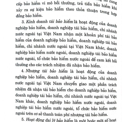 Luật Kinh doanh bảo hiểm