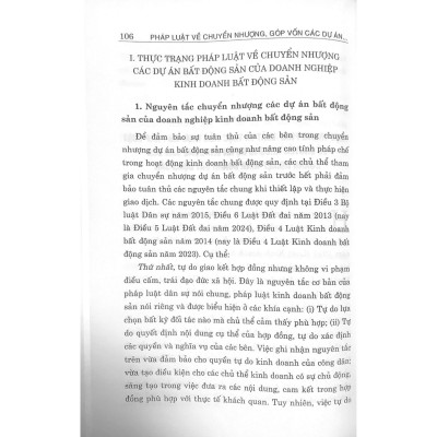 Pháp luật về chuyển nhượng, góp vốn các dự án bất động sản của doanh nghiệp kinh doanh bất động sản