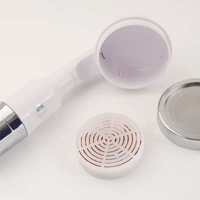 Bộ tay dây sen siêu tăng áp lõi lọc Nano Eurolife EL-109SH-N (Trắng bạc)