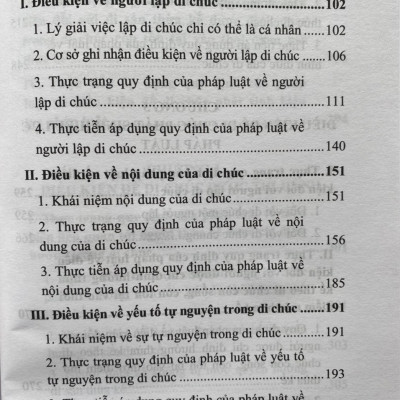 Di Chúc Và Điều Kiện Có Hiệu Lực Của Di Chúc 