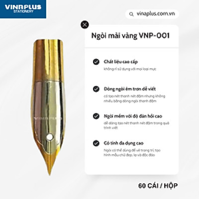 Ngòi bút máy Vinaplus - Ngòi Kim Tinh/Mài Vàng/Lá Tre/... Phù hợp cho mọi loại bút máy