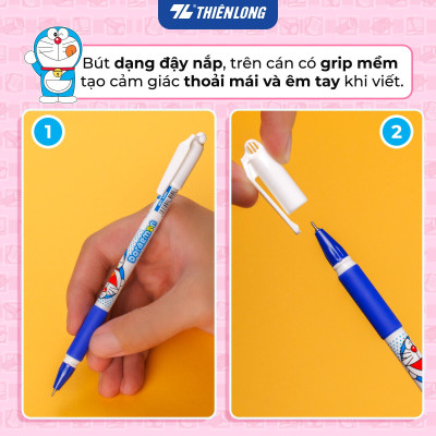Combo 5 Bút Gel Thiên Long Doraemon GEL-012/DO