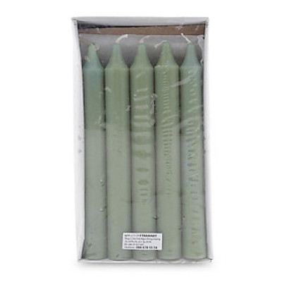 Hộp 15 cây nến thơm thẳng Quang Minh Candle FTRAMART EDC2317 cao 15cm (Xanh lá)