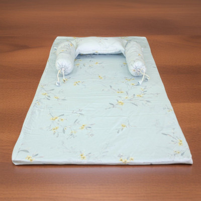 Nệm cao su thiên nhiên em bé Tatana Baby Care-  Độ cao 2cm-Dành cho bé đi học hoặc sơ sinh-Màu ngẫu nhiên