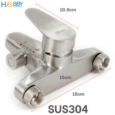 Củ sen nóng lạnh Inox 304 nút chuyển tiện dụng Hobby Home Decor CSNL1