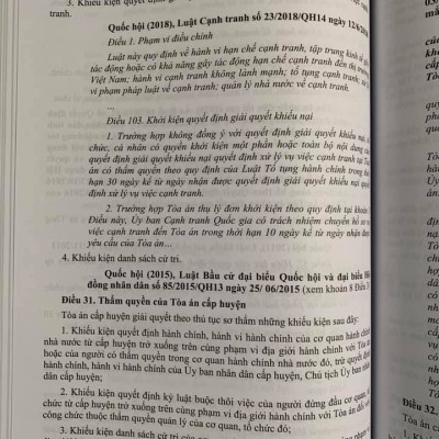 Chỉ dẫn tra cứu áp dụng Luật tố tụng hành chính năm 2015