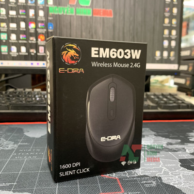 Chuột Không Dây Không Ồn E-DRA EM603W (Silent Switch) - Hàng Chính Hãng