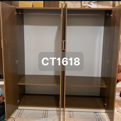 Tủ quần áo nhựa 4 cánh thanh treo ĐV Tundo 164 x 185 x 47 cm nhiều màu lựa chọn