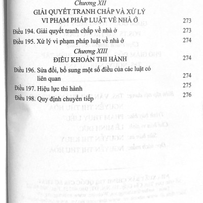 Luật Nhà Ở năm 2023 (Sửa đổi, bổ sung năm 2024)