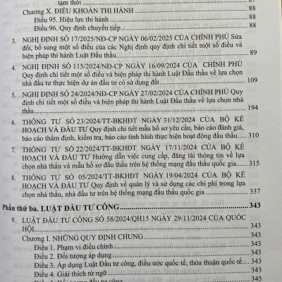 Luật Đấu Thầu ( Sửa Đổi, Bổ Sung ) và Văn Bản Hướng Dẫn Thi Hành