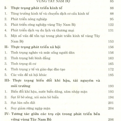 Giải Pháp Phát Triển Bền Vững Vùng Tây Nam Bộ Trong Bối Cảnh Mới (Sách Chuyên Khảo)