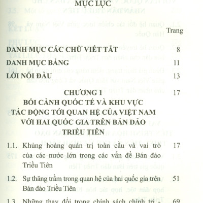 Quan Hệ Của Việt Nam Với Hai Quốc Gia Trên Bán Đảo Triều Tiên (Sách chuyên khảo)