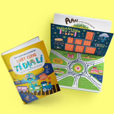 Combo 2 Cuốn sách: Sách Chuyển Động Scanimation - Lướt Cùng Tí Địa Lí + Sinh Vật Thần Thoại Khắp Thế Gian