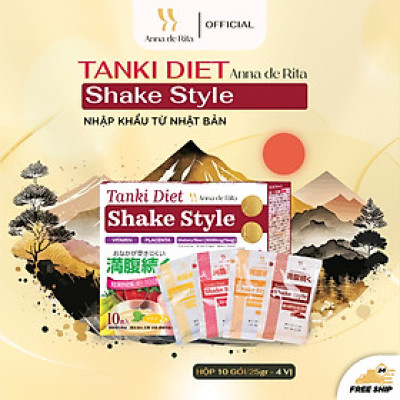 [Anna de Rita] Thực phẩm thay thế bữa ăn SHAKE STYLE (hộp x 10 gói 25gr)