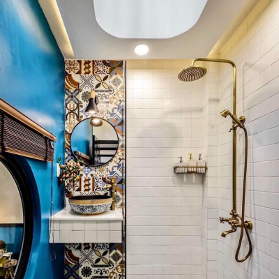 Sen cây nóng lạnh tắm đứng đồng tân cổ điển nhập khẩu GROVES 7963 (ĐẸP SANG TRỌNG)