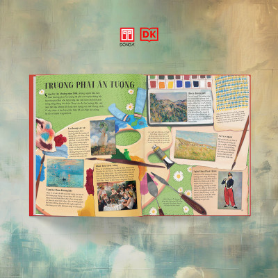 (Bìa cứng, in màu) NGHỆ SĨ -  Những Câu Chuyện Truyền Cảm Hứng Về Cuộc Đời Và Tác Phẩm Của Các Nghệ Sĩ – Susie Hodge – Nguyễn Thị Kim Oanh dịch – Đông A – NXB Dân trí