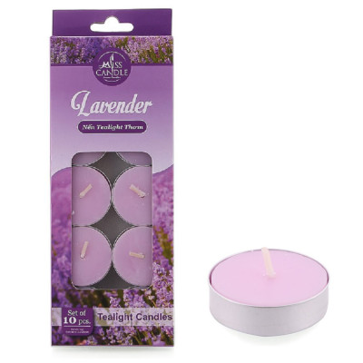 Bộ 5 hộp nến tealight  thơm Miss Candle FTRAMART EDC0368, nến viên tròn nhỏ, phù hợp nhiều không gian trang trí