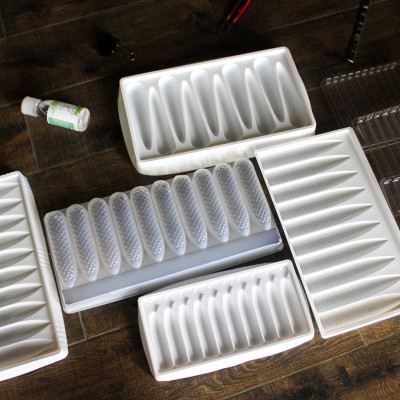 [Combo 100 cái] Khay nhựa PP đựng tôm Dong Ho TSTP bảo quản giữ dáng form tôm - Size 21/25 - Hàng chính hãng