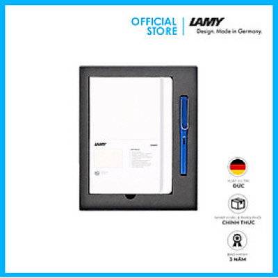 Gift Set Lamy Notebook A5 Softcover White + Lamy Al-Star Blue - GSNAl0022