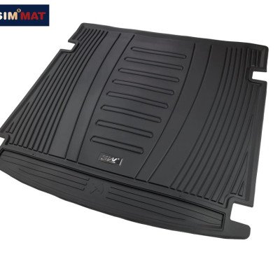 Thảm lót cốp xe ô tô Audi Q5 2018+ nhãn hiệu Macsim 3W chất liệu TPE cao cấp màu đen