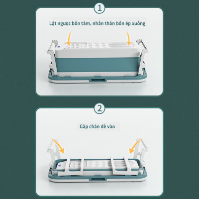 Bồn Tắm Bể Bơi Nhựa Xếp Gấp Gọn Xông Hơi Xông Khô Spa Phiên Bản Mới 149cm 132cm Trẻ Em Người Lớn