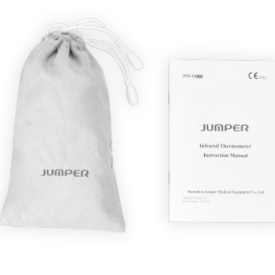 Nhiệt kế điện tử hồng ngoại không tiếp xúc, đo trán và tai 4 in 1 Jumper JPD-FR302  (FDA Hoa Kỳ + xuất USA)