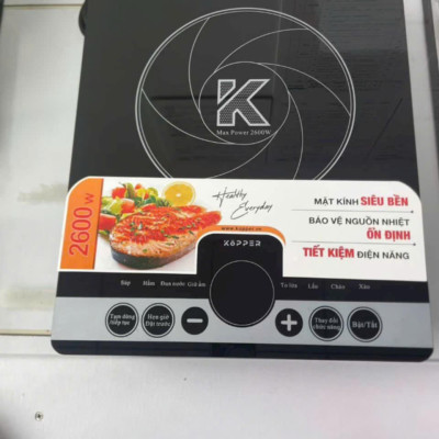 [MUA BẾP TẶNG NỒI] Bếp Từ Đơn Kopper KP01DN - Công Suất 2600W - Hàng Nhập Khẩu