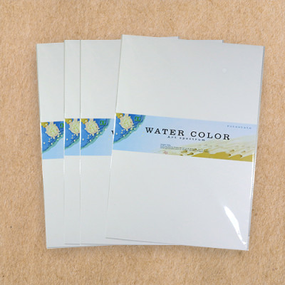 Giấy vẽ A3 vẽ lên màu trong tươi đẹp giấy định lượng 250gsm nhập từ Ý 3 tờ/ túi Green Art - Hàng chính hãng