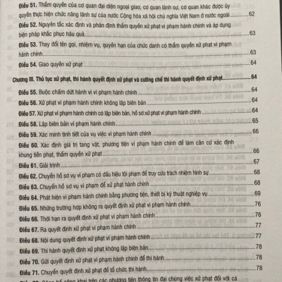 Chỉ dẫn tra cứu và áp dụng pháp luật về xử lý vi phạm hành chính  (được sửa đổi, bổ sung năm 2020) - Quyển 1 