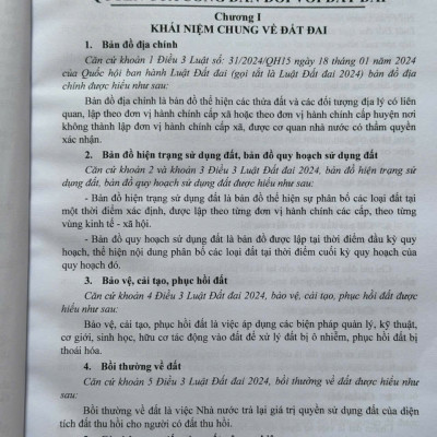 Sách Quy Định Chi Tiết Thi Hành Luật Đất Đai, Đăng Ký Đất Đai, Tài Sản Gắn Liền Với Đất, Cấp Giấy Chứng Nhận Quyền Sử Dụng Đất - V2521T