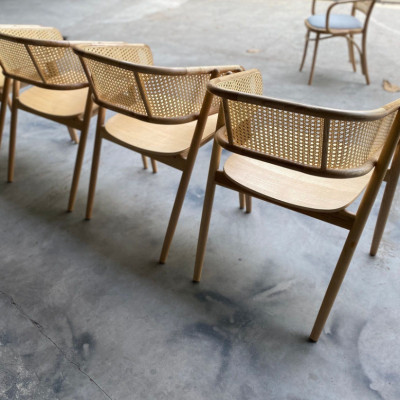 Ghế ngồi phòng ăn Juno Sofa GM12CT cm lưng tựa mây 58 x 60 x 83 cm