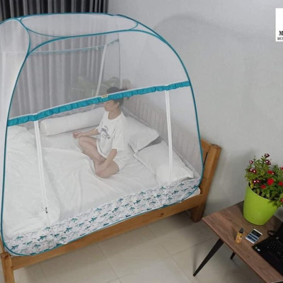 Màn Chụp , Mùng Chụp Cao Cấp Mộc Miên Đỉnh Rộng  - Mẫu Cá Mập ( Hà Nội )
