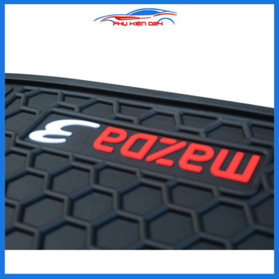 Lót sàn ô tô cao su Mazda 3 2017-2018-2019-2020-2021-2022 không mùi chống trơn trượt