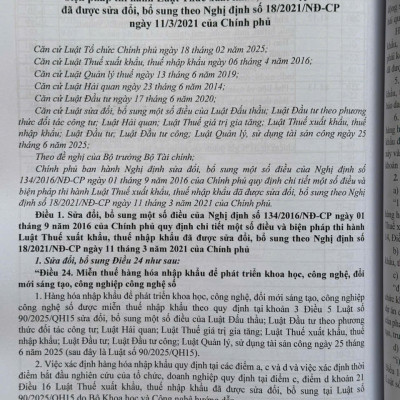 Sách Luật Hải Quan, Luật Thuế Xuất Khẩu, Thuế Nhập Khẩu, Luật Quản Lý Ngoại Thương – Quy Định Về Thủ Tục Hải Quan Đối Với Hàng Hóa Xuất Khẩu, Nhập Khẩu (V2603D)