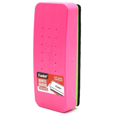 Vỉ 2 Bút Lông Bảng Faster 500 Mực Xanh Và Đen + Đồ Bôi Bảng - Faster WBE-F-SET6-BLBK (Mẫu Màu Giao Ngẫu Nhiên)