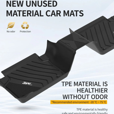 Thảm lót sàn xe ô tô BMW X3 ( BMW X4 G20F98) 2013 - 2018 Nhãn hiệu Macsim 3W chất liệu nhựa TPE đúc khuôn cao cấp - màu đen