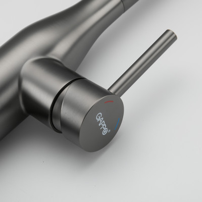 Vòi rửa bát dây rút màu đen GAPPO G4398-41 Chính hãng nhập khẩu