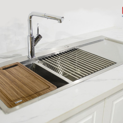 Vòi rửa bát rút dây Konox, Model Artan Grey, 6 phiên bản màu, Bề mặt mạ PVD 5 lớp cao cấp, Lõi đồng tiêu chuẩn CW617N, Linh kiện phụ trợ dòng chảy nhập khẩu châu Âu, Bảo hành chính hãng 5 năm, Hàng chính hãng