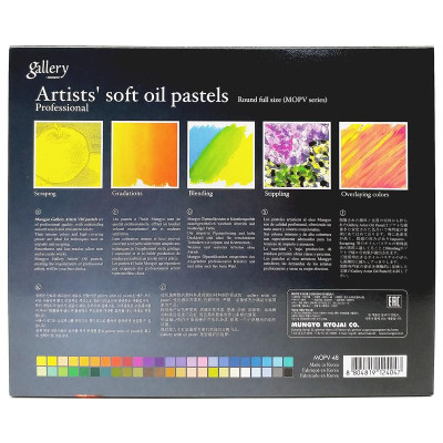Hộp 48 Bút Sáp Dầu Gallery Artists - Mungyo MOPV-48