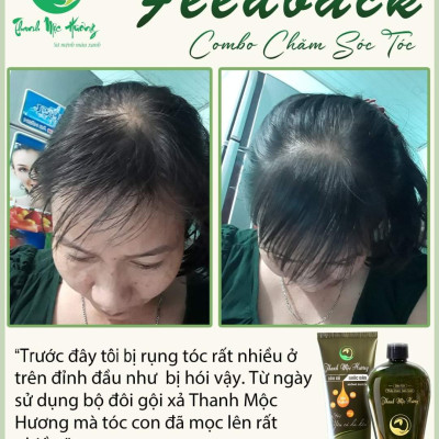 Dầu gội thảo dược Thanh Mộc Hương sạch gàu ngăn rụng tóc kích thích mọc tóc 350ml