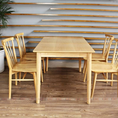 Bàn Requin gỗ cao su [chỉ bàn]