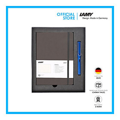 Gift Set Lamy Notebook A5 Softcover Umbra + Lamy Al-Star Blue - GSNAl0016